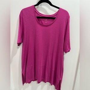 J Jill short sleeve scoop neck tunic - size XL